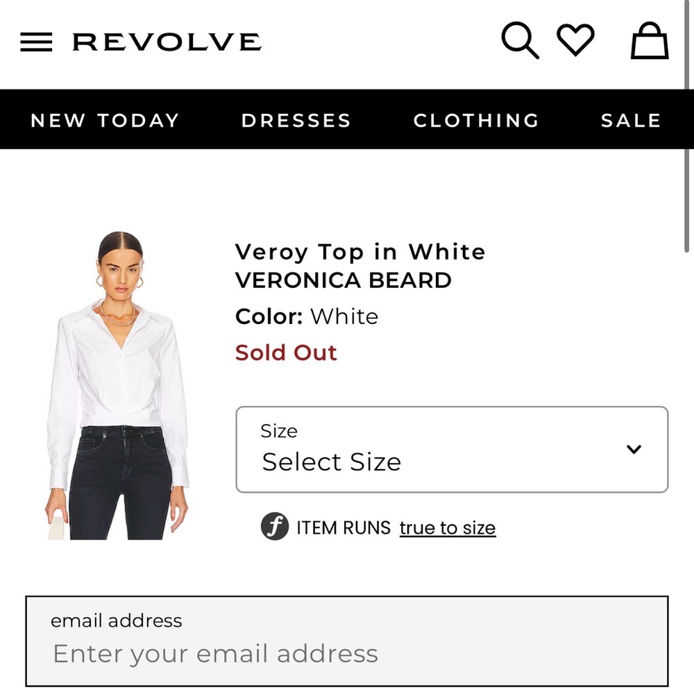 Veronica Beard White Button Down Top - image 4